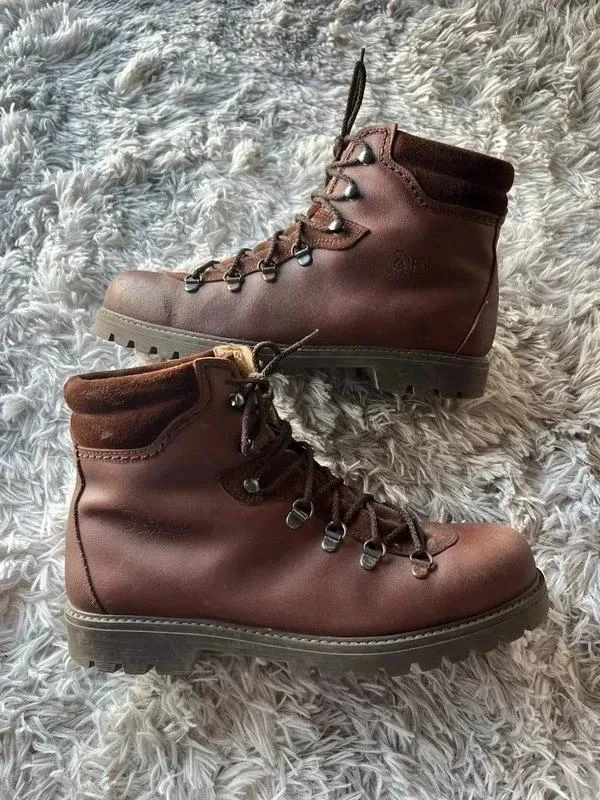 Botas Vintage de Senderismo de Cuero Marrón con Cordones Talla 41EU – photo 7